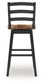 Wildenauer Tall Swivel Barstool (2/CN)