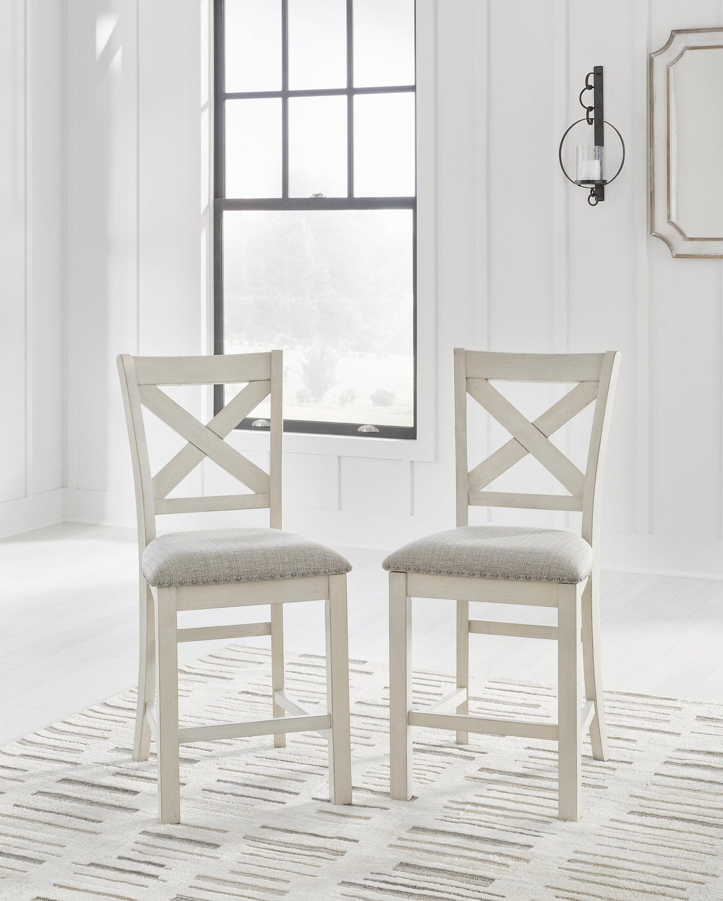 Robbinsdale Upholstered Barstool (2/CN)