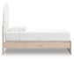 Arloster Twin Upholstered Panel Bed