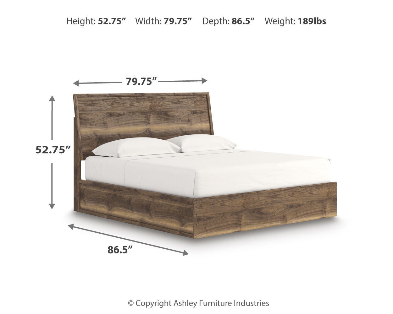 Chirason King Panel Bed