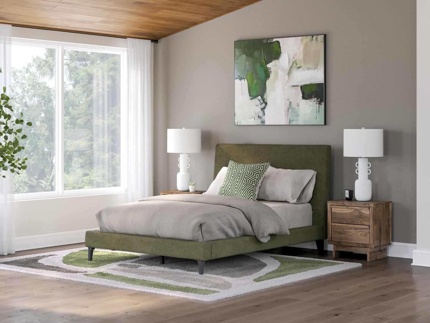 Chirason Full UPH Bed w/Roll Slats
