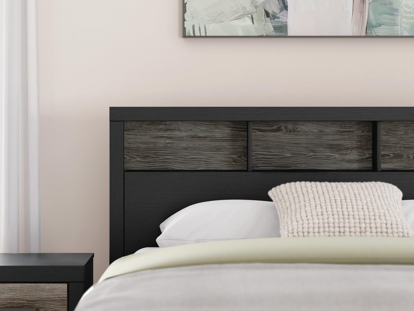 Broachmyn Queen Bookcase Panel Bed