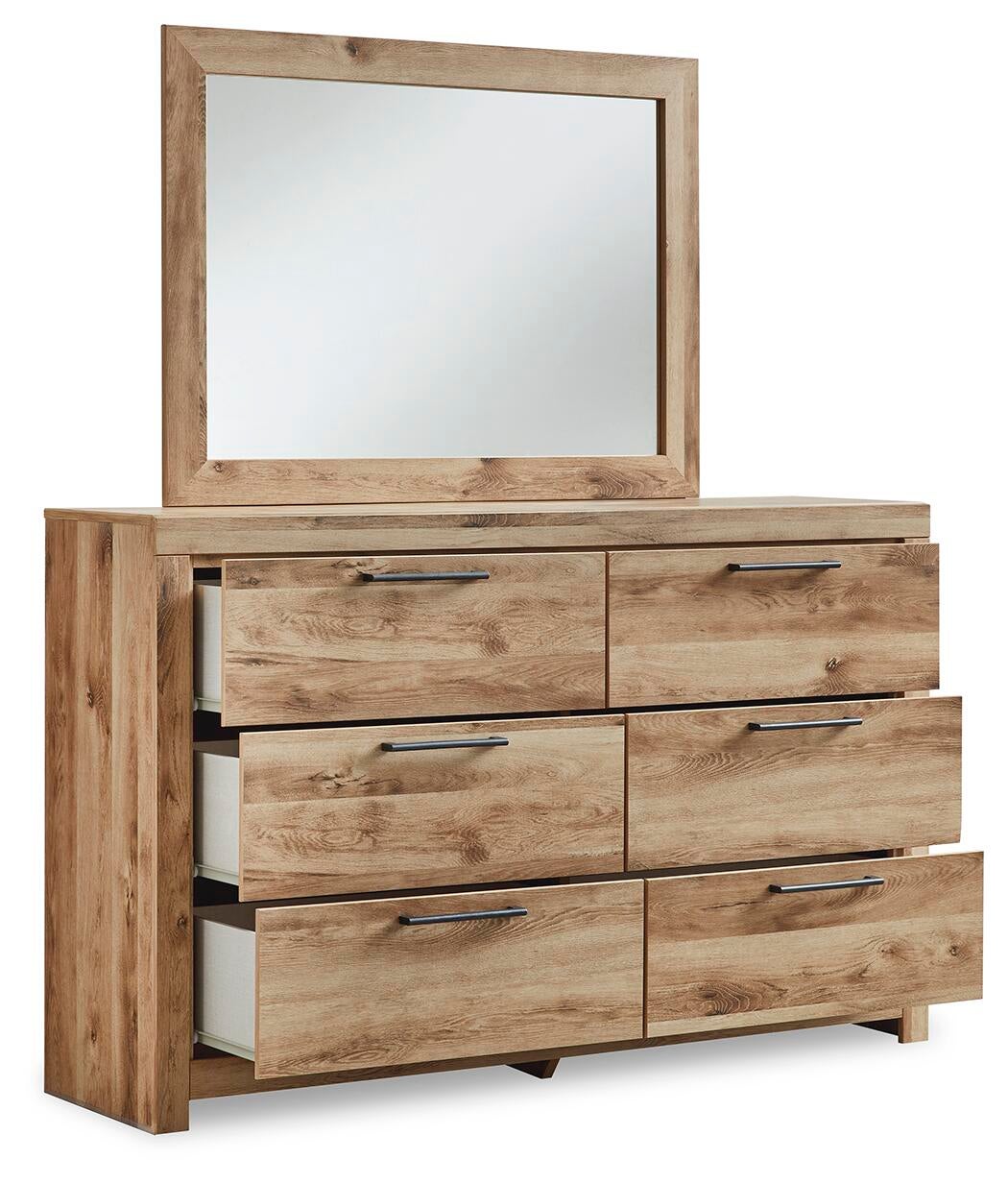 Hyanna Twin Panel Bed, Dresser, Mirror and Nightstand