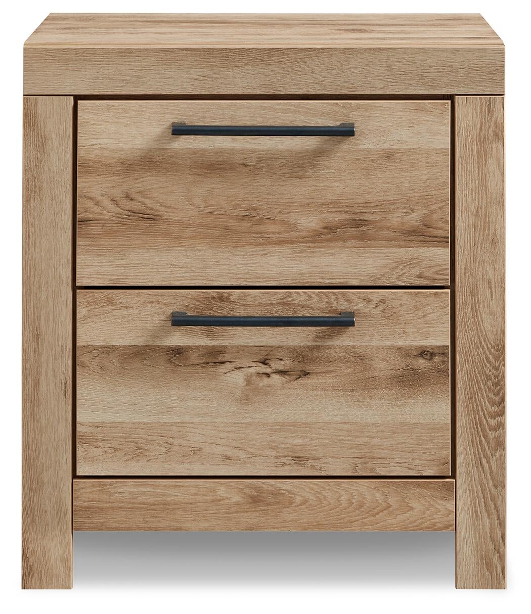 Hyanna King Panel Storage Bed, Dresser, Mirror and Nightstand