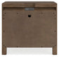 Cabalynn Queen Upholstered Bed with Mirrored Dresser, Chest and Nightstand