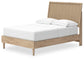 Cielden Full Panel Bed with Mirrored Dresser, Chest and Nightstand