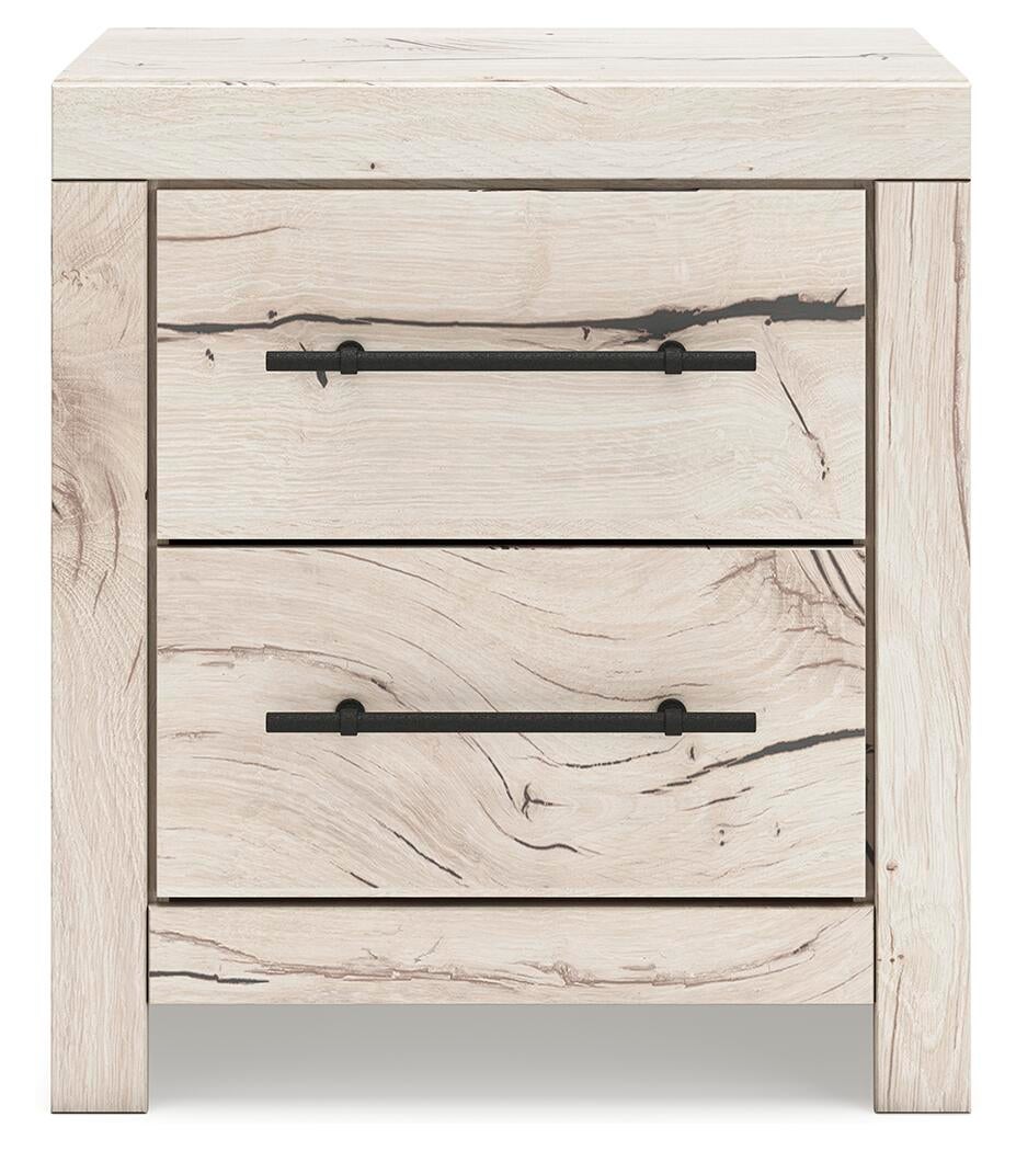 Lawroy Queen Panel Storage Bed, Dresser, Mirror and Nightstand