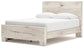 Lawroy Queen Panel Bed with Storage, Dresser, Mirror and Nightstand