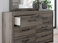 Graystorm Full Panel Storage Bed, Dresser, Mirror, Chest and Nightstand