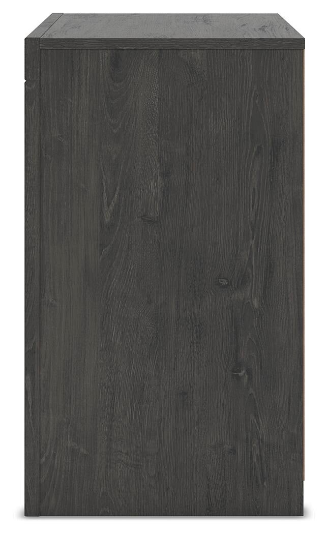 Fraluna King Panel Bed, Dresser, Mirror and Nightstand