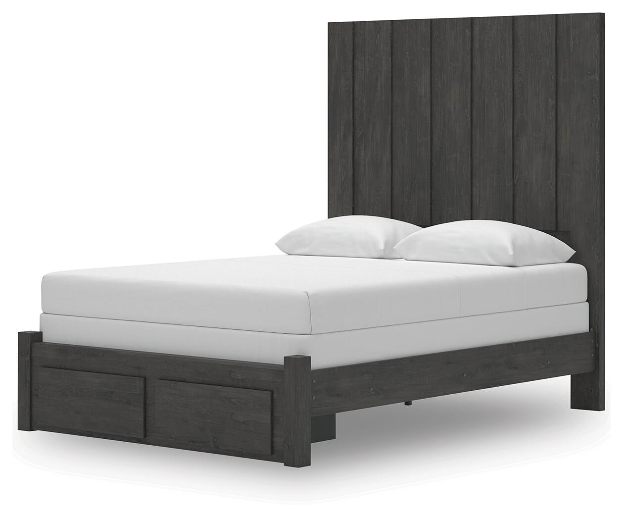 Fraluna Queen Panel Storage Bed, Dresser, Mirror, Chest and Nightstand