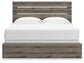 Graystorm King Panel Bed, Dresser, Mirror, Chest and Nightstand