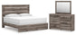 Graystorm King Panel Bed, Dresser and Mirror