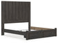 Fraluna King Panel Storage Bed, Dresser, Mirror, Chest and Nightstand