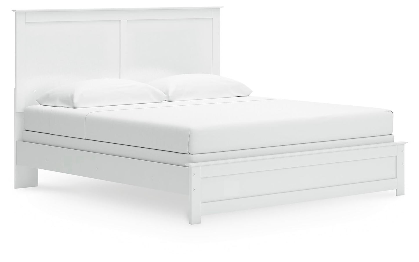 Bostwick Shoals King Panel Bed, Dresser, Mirror and Nightstand