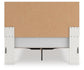 Zuraleus Queen Upholstered Panel Platform Storage Bed, Dresser and Mirror