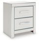 Zuraleus King Upholstered Panel Platform Storage Bed, Dresser, Mirror and Nightstand