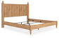 Aleaport King Panel Bed with Mirrored Dresser and Nightstand