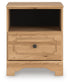 Aleaport Full Panel Bed with Mirrored Dresser and Nightstand