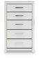 Zuraleus King Upholstered Panel Platform Storage Bed, Dresser, Mirror, Chest and Nightstand