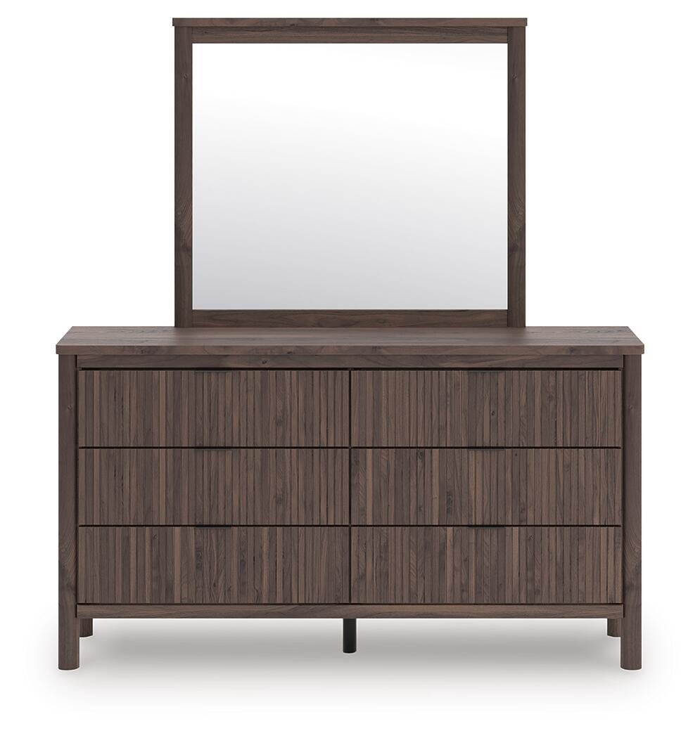 Pamytta King Panel Bed, Dresser and Mirror