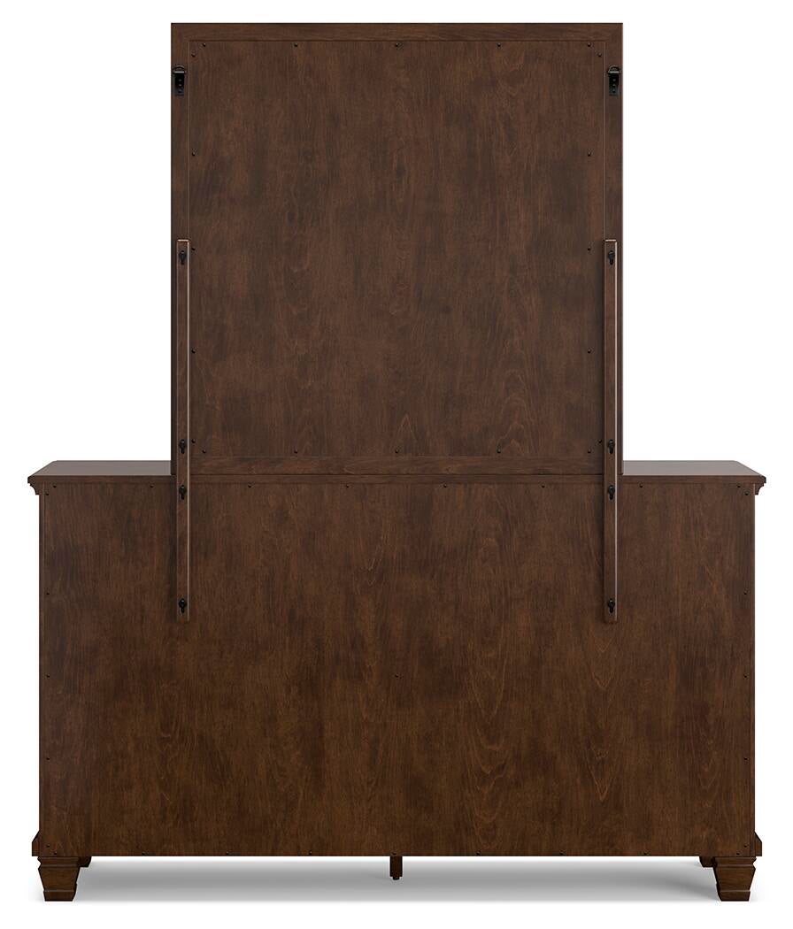 Danabrin King Panel Storage Bed, Dresser, Mirror and Nightstand