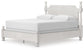 Rowlenstown California King Poster Bed, Dresser and Mirror