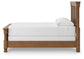 Rowlenstown Queen Poster Bed with Mirrored Dresser