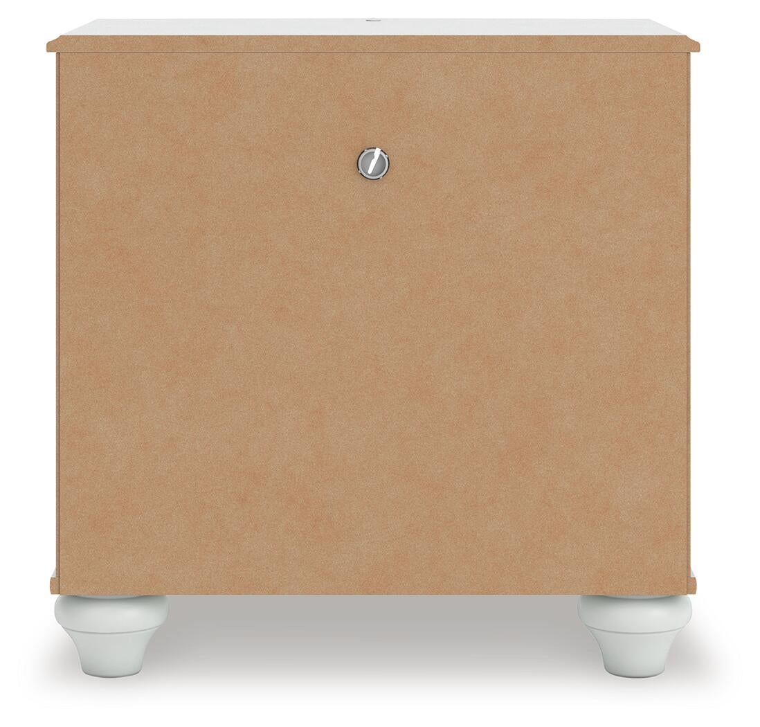 Kozlani Twin Upholstered Panel Storage Bed, Dresser, Mirror and Nightstand